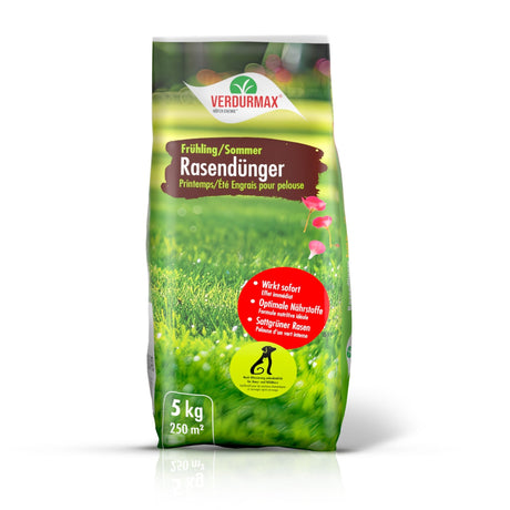 5 kg VERDURMAX® Rasendünger Frühling / Sommer - Höfer Chemie GmbH