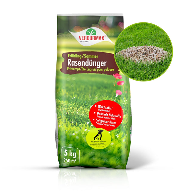 5 kg VERDURMAX® Rasendünger Frühling / Sommer - Höfer Chemie GmbH
