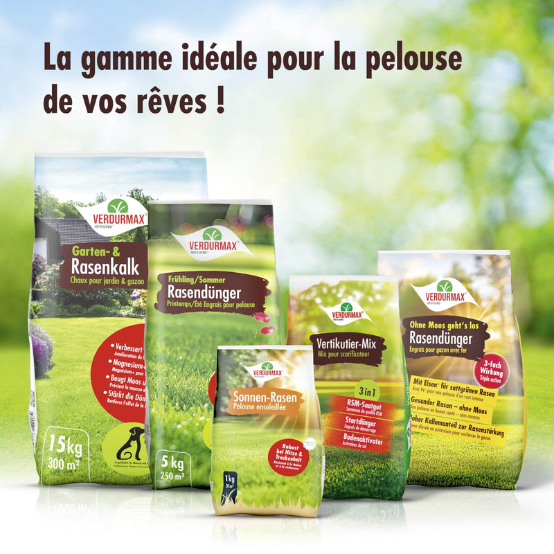 4 kg VERDURMAX® Scarificateur-Mix 3 en 1