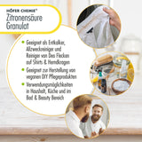 Acide citrique en sac de 25 KG