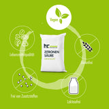 Acide citrique en sac de 25 KG