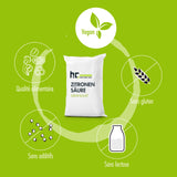 Acide citrique en sac de 25 KG