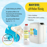 28 kg BAYZID® pH Plus flüssig für Pools in großen Kanistern