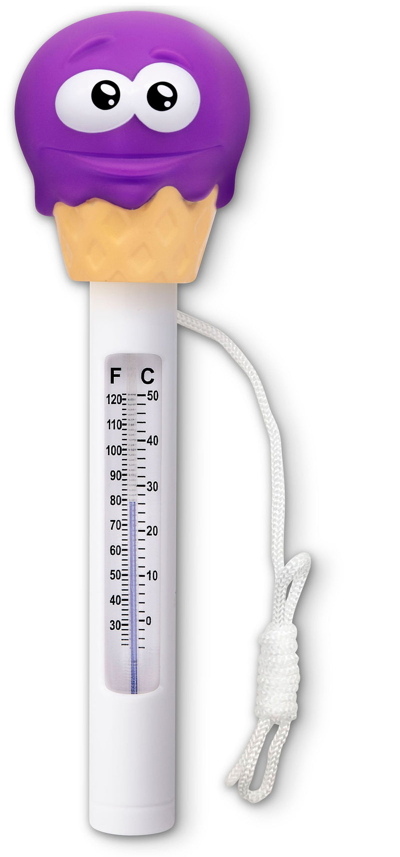 Poolschwimmthermometer Classic - Eis lila